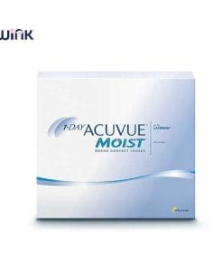 Buy Acuvue Moist Daily 90 Clear Contact Lenses Pack Kuwait Gulf Middle East عدسات شفافة أكيوفيو مويست يومية 90 عدسة طبية شفافة الكويت و الشرق الاوسط