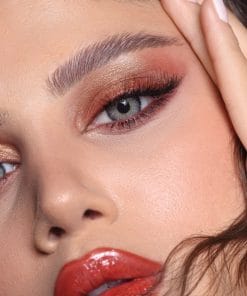 Alternative view of Lumirere Gray Dahab Gold Lenses