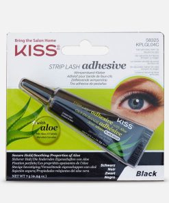 Strip Lash Black Adhesive With Aloe Kiss