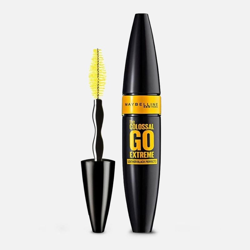 Buy Maybelline Mascara Colossal Go Extreme leather Black perfecto 9.5 ML Ewink Kuwait Gulf اشترى ماسكارا ميبيلين ذا كولوسال جو اكستريم اسود ليذر بلاك برفكتو من اى وينك الكويت و الخليج الشرق الاوسط